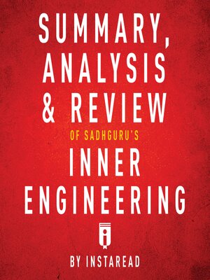 cover image of Summary, Analysis & Review of Sadhguru's Inner Engineering